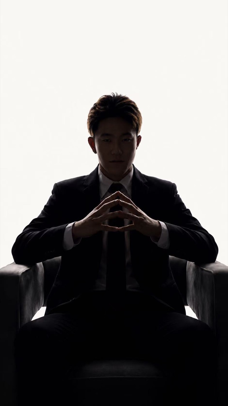 Kris Kai, CEO of Loamly, seated in a dark suit against a white backlight.